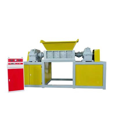 Qualität  Machinery Repairs Workshop Double Axis Recycling Chunk Foam Box Bottle Cardboard Cardboard Car Tire Plastic Shredder usine